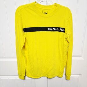 The North Face Mens Size Small Long Sleeve T-Shirt Yellow